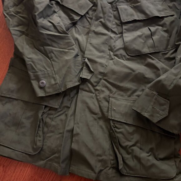 NOS Vintage 1969 Rip-Stop Poplin OG 107 Vietnam Coat Size Small Short - Picture 3 of 7